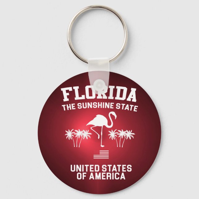 Florida The Sunshine State Key Ring (Front)