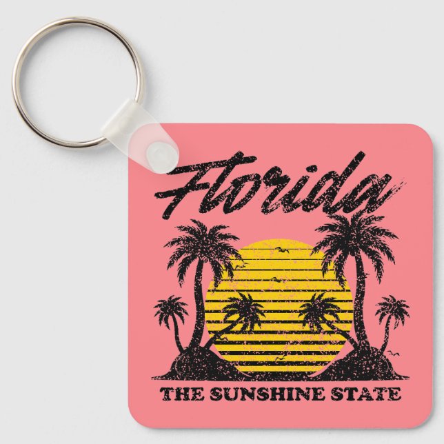 Florida The Sunshine State Key Ring (Front)