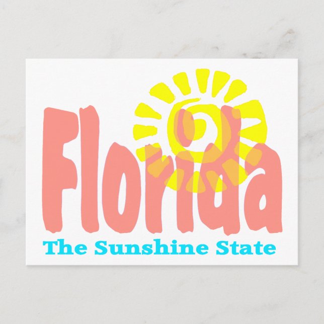 Florida The Sunshine State Postcard (Front)