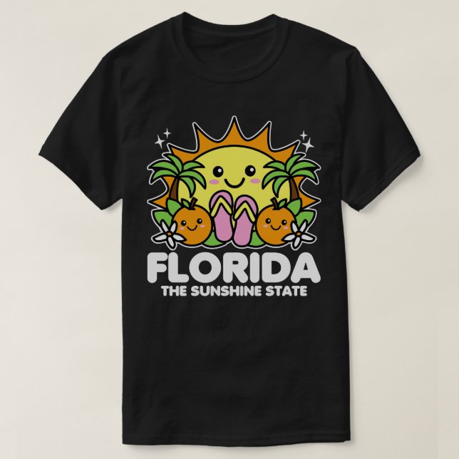 Florida The Sunshine State T-Shirt (Design Front)