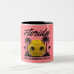 Florida The Sunshine State Two-Tone Coffee Mug