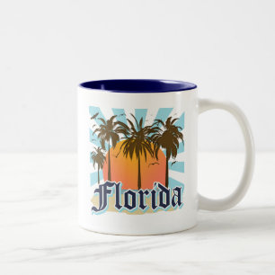 Florida The Sunshine State USA Two-Tone Coffee Mug