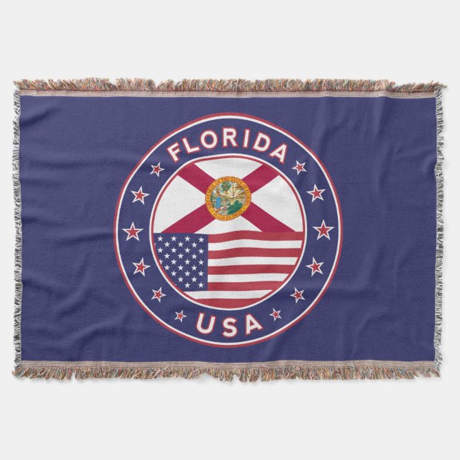 Florida Throw Blanket (Front)