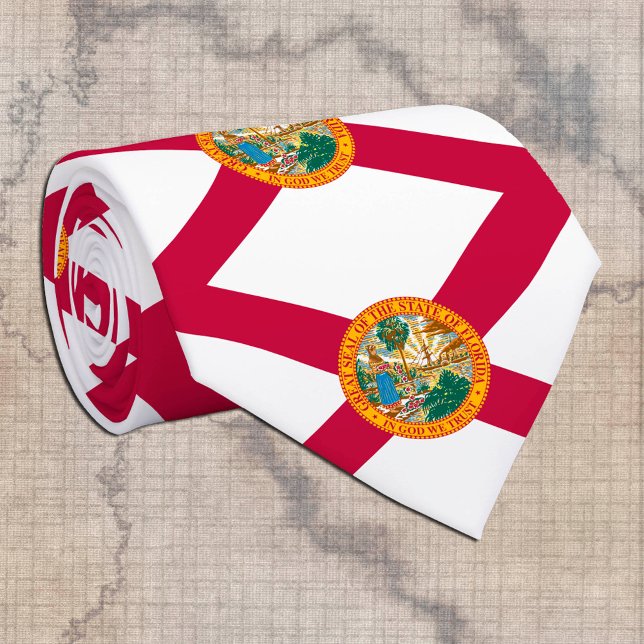 Florida Tie, business fashion USA, Florida Flag Tie (Creator Uploaded)