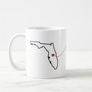 Florida to Arkansas - Heart2Heart Coffee Mug