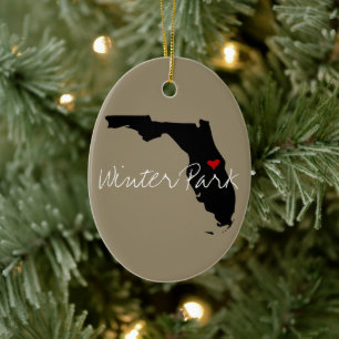 Florida Town For Lori Ceramic Tree Decoration