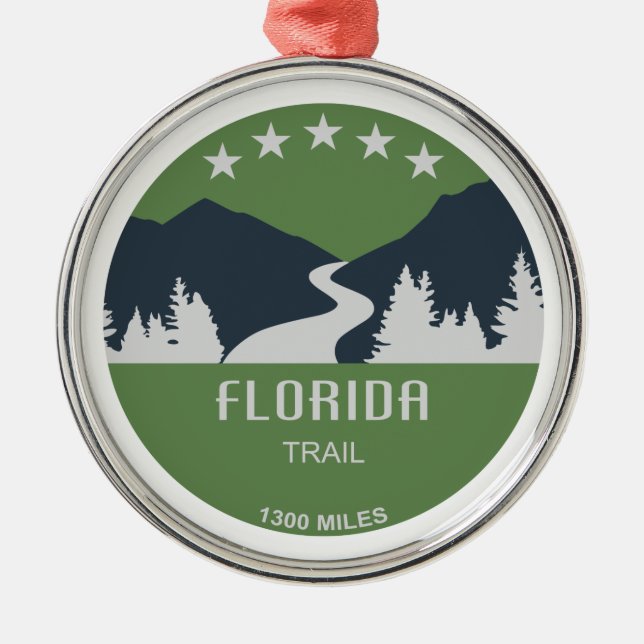 Florida Trail Metal Tree Decoration (Front)
