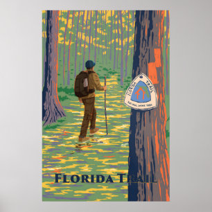 Florida Trail Travel Poster