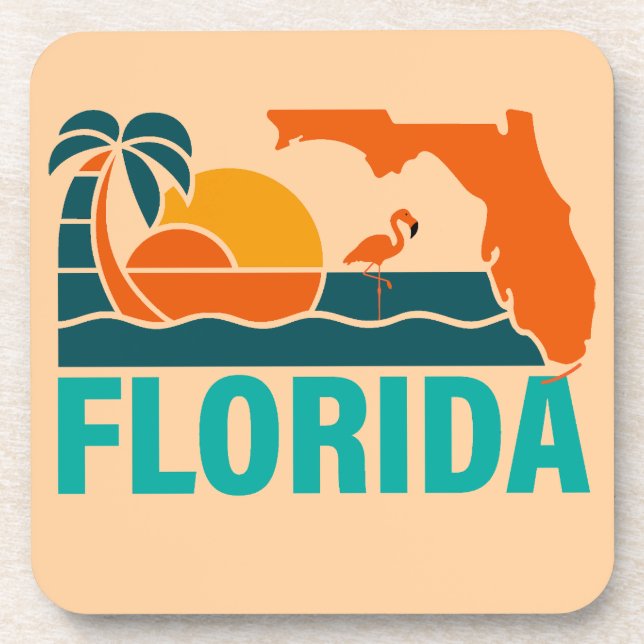 Florida, United States of America Coaster (Front)