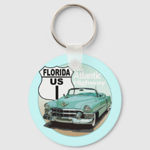 Florida US Route 1 - The Atlantic Highway Key Ring
