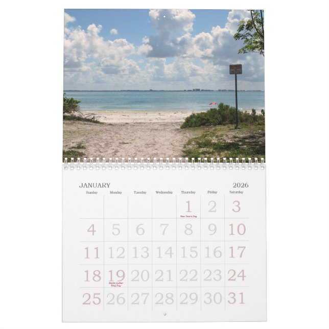 Florida USA  2011 Calendar (Jan 2026)