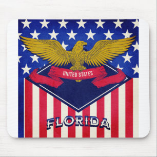 Florida USA Flag Mouse Mat
