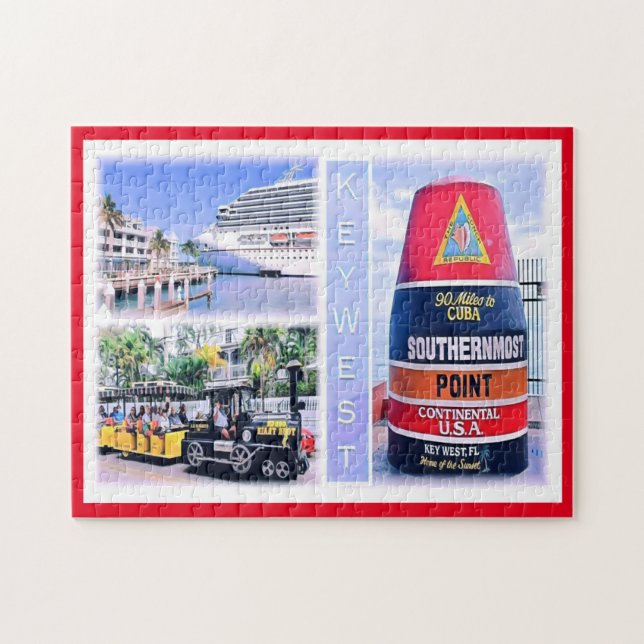 Florida - Usa - Mosaic - Jigsaw Puzzle (Horizontal)