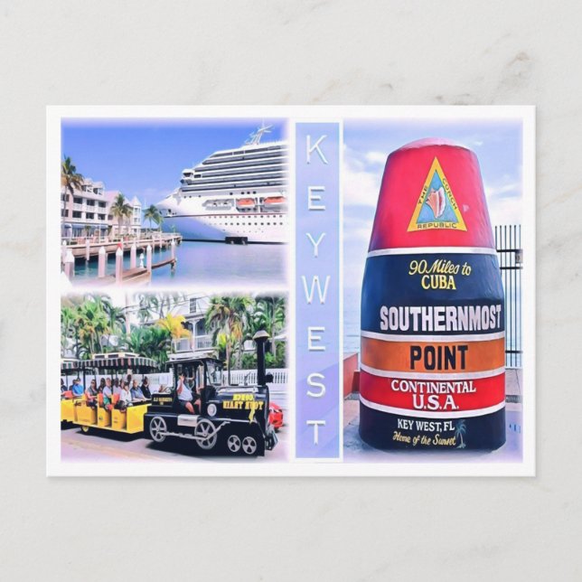 Florida - Usa - Mosaic - Postcard (Front)