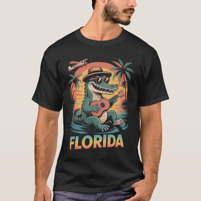 Florida Vacation Alligator T-Shirt (Front)