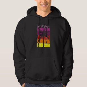 Florida Vacation Beach Vintage Retro Sunset Palm T Hoodie