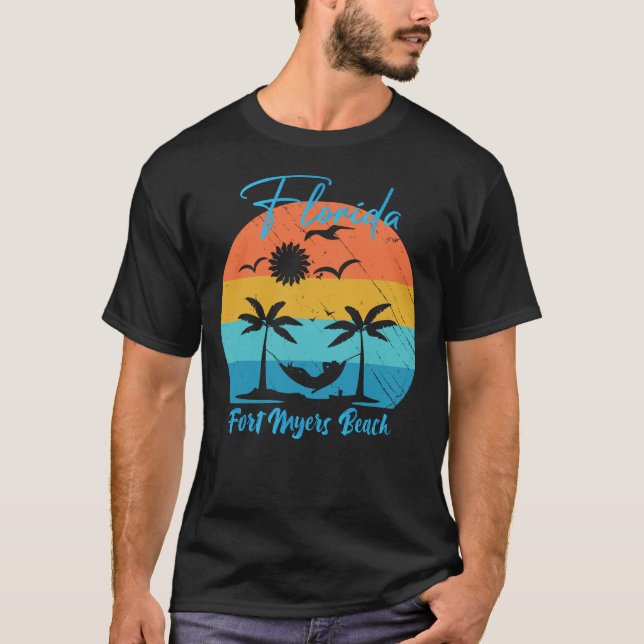 Florida Vacation Florida Fort Myers Beach Family T-Shirt (Front)