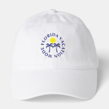 Florida Vacation Mode Printed Baseball Hat
