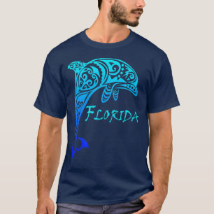 Florida Vacation Vintage Retro Dolphin T-Shirt