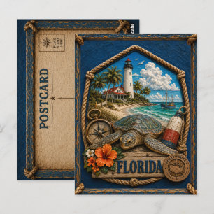 Florida Vintage Travel Postcard