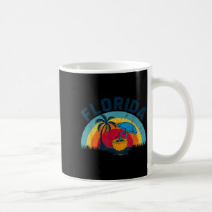 Florida Vintage Tropical Sunset Summer Vacation Coffee Mug