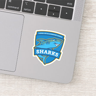 Florida Virtual Elementary School Sharks Sticker