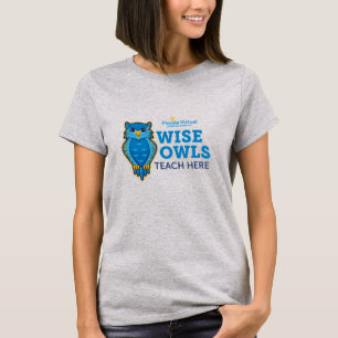 Florida Virtual Middle School Wise Owls Teach Here T-Shirt