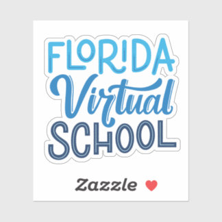 Florida Virtual School Hand Lettering Sticker