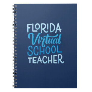Florida Virtual School Teacher Notebook (Navy)
