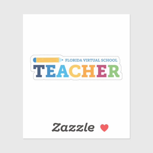 Florida Virtual School Teacher Sticker (Sheet)