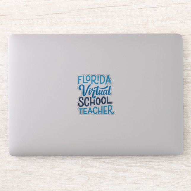 Florida Virtual School Teacher Vinyl Sticker (Computer)