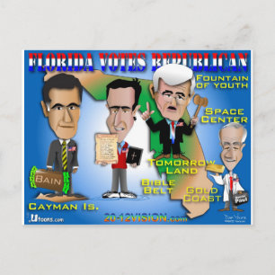 Florida Votes 4 Republicans Postcard