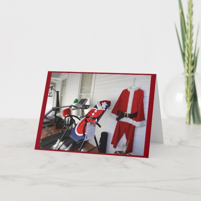 Florida Warm Weather Wishes Christmas Humour Holiday Card (Front)