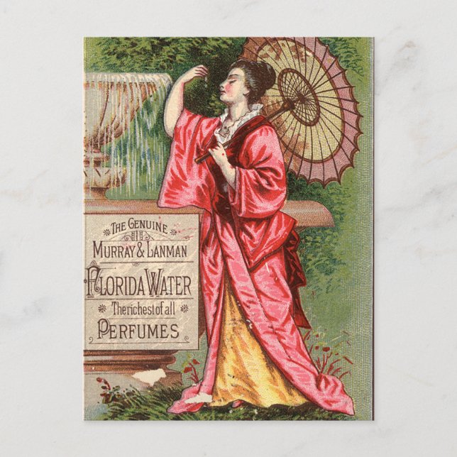 Florida Water Perfume 1881 Advertisement Postcard (Front)
