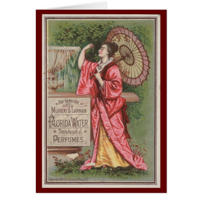 Florida Water Vintage Image (Front)