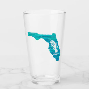Florida Wave Fishing Glass