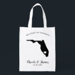 Florida Wedding Welcome Bag for Hotel Guests<br><div class="desc">Guests will love this reusable bag filled with favourite goodies when they check into the hotel.</div>