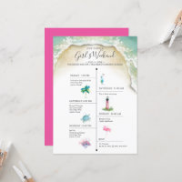 Florida Weekend Timeline Destination Wedding