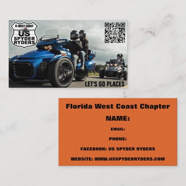 Florida West Coast Chapter - Business Cards 2 (Front/Back)