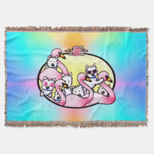 Florida Westies Throw Blanket