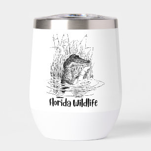 Florida Wildlife Wine Tumbler