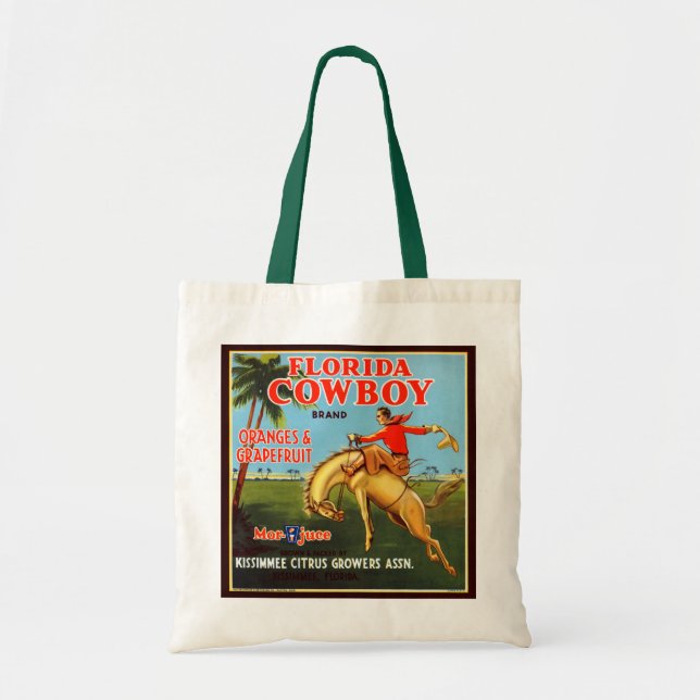 Floriday Cowboy Tote Bag (Front)