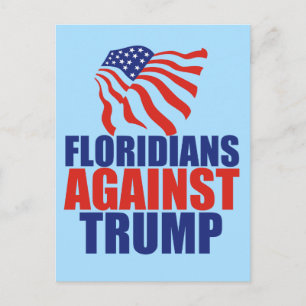 Floridians Against Trump Postcard