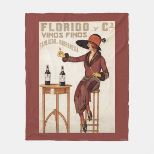 Florido Vinos Finos - Sanlucar de Barrameda Fleece Blanket