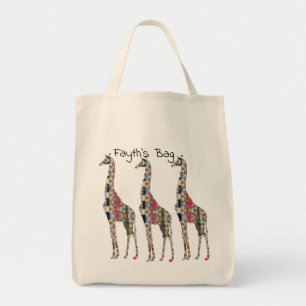 Florillas Giraffe Tote Bag