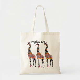 Florillas Giraffe Tote Bag