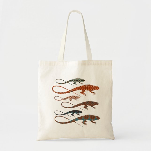 Florillas Lizards Tote Bag (Front)