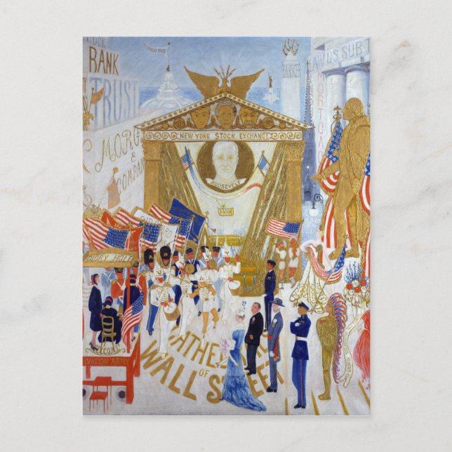 Florine Stettheimer The Cathedrals of Wall Street Postcard (Front)
