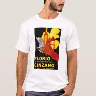 Florio Cinzano Vintage PosterEurope T-Shirt