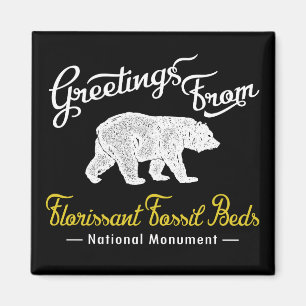 Florissant Fossil Beds National Monument Bear Magnet